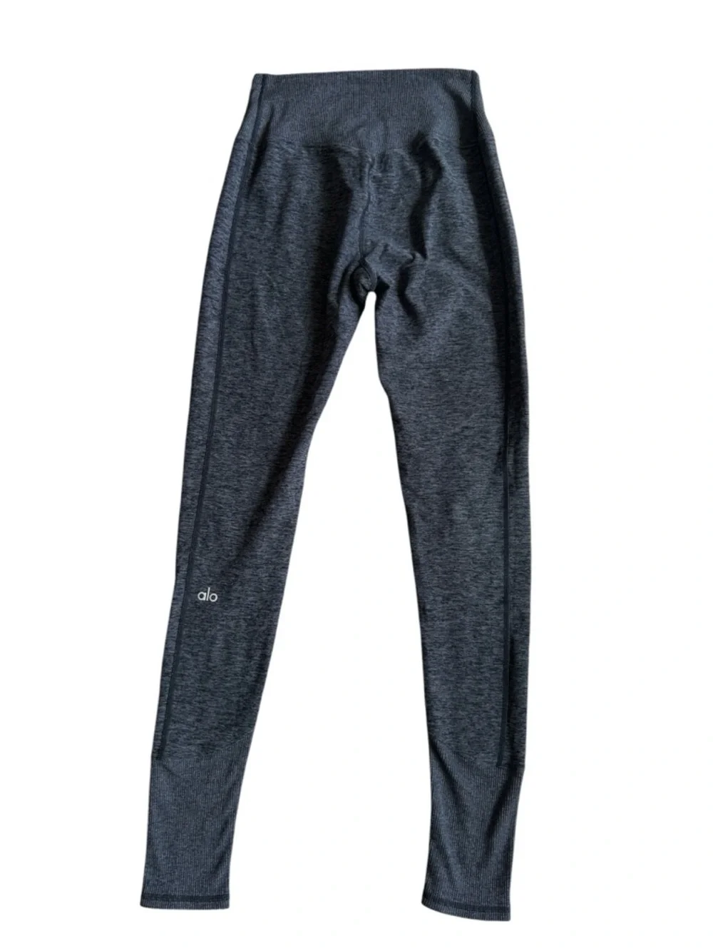 Alo Yoga High-Waist Alosoft Butter Soft Lounge Leggings in Charcoal Grey, Small